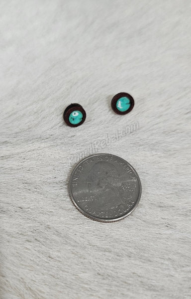 Tanya Turquoise Stud Earrings #6394