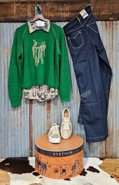 Saddle Sweater #6396