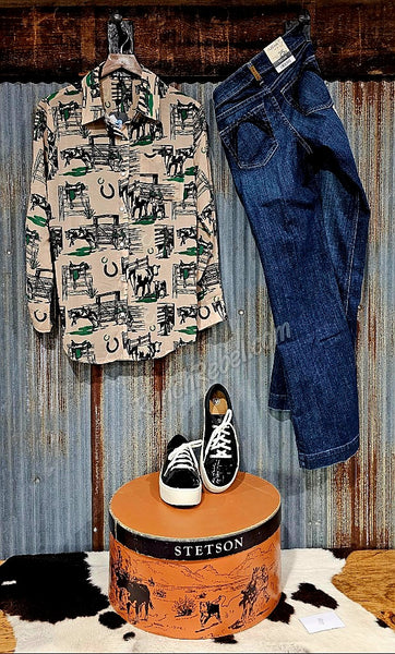 Greener Pastures Pearl Snap #6397