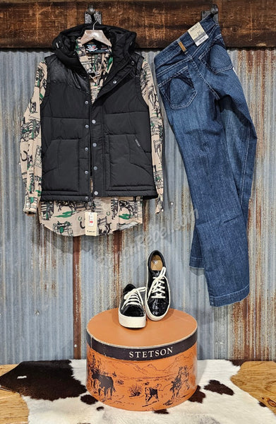 Ariat Frontier Puffer Vest in Black #6389