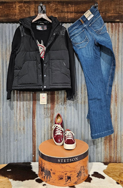 Ariat Frontier Puffer Vest in Black #6389