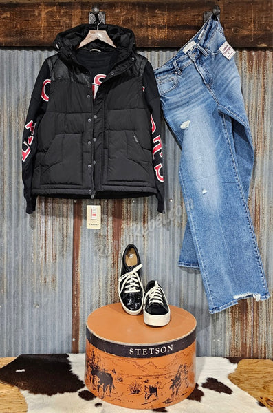 Ariat Frontier Puffer Vest in Black #6389