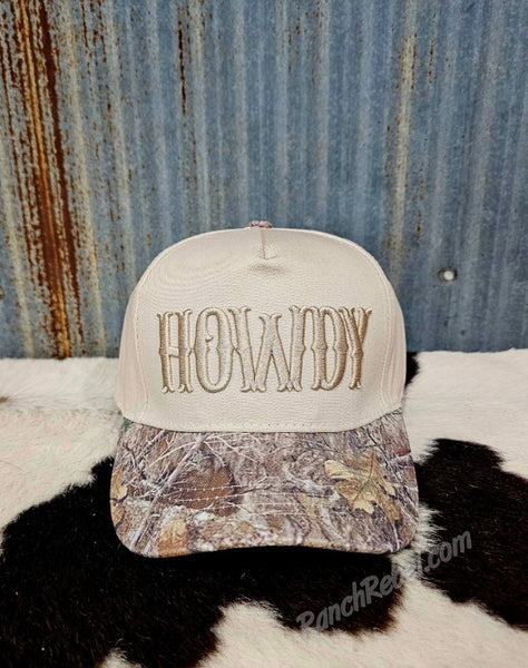 Camo Howdy Cap #6405