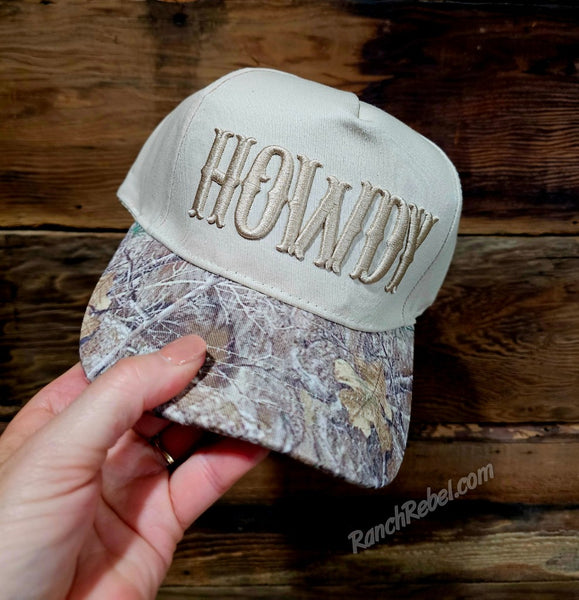 Camo Howdy Cap #6405