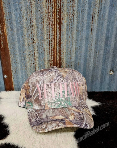 Camo YeeHaw Cap #6404