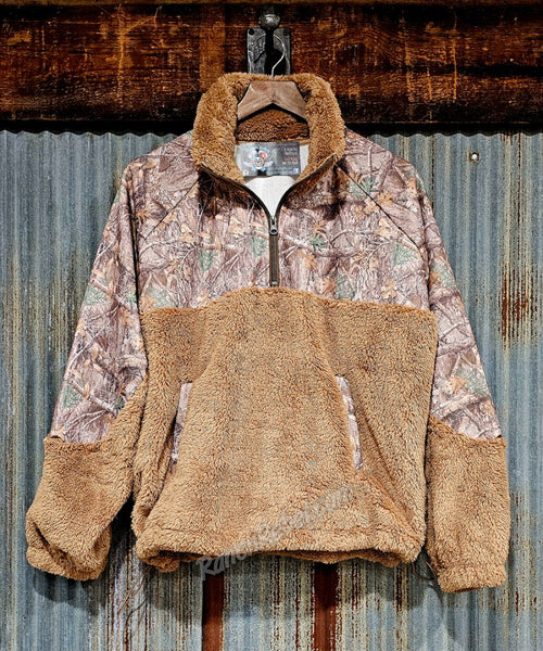 Camo Sherpa Pullover #6406