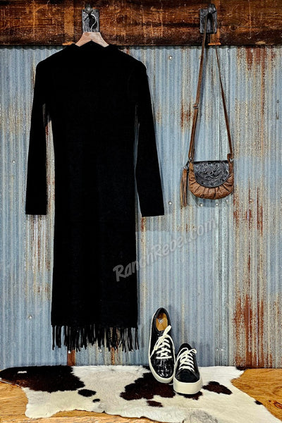 Ariat Alicia Black Sweater Dress #6416