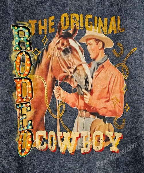 Rodeo Cowboy Tee Shirt Dress #6426