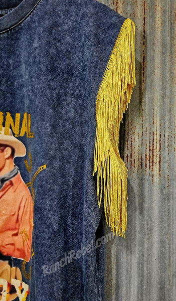 Rodeo Cowboy Tee Shirt Dress #6426