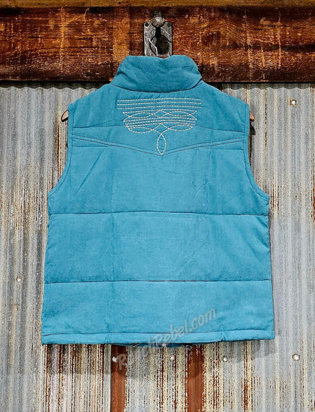 Turquoise Bootstitch Vest #6438