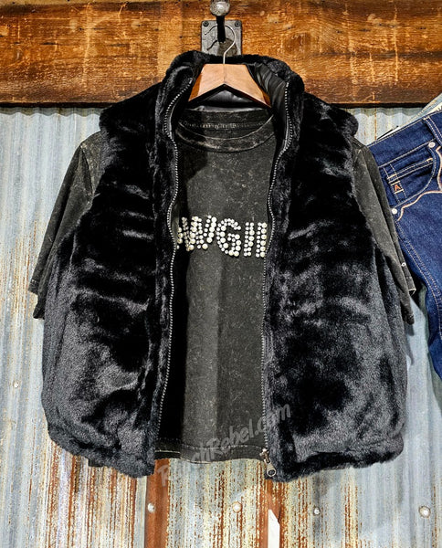 Ariat Echo Reversible Black Vest #6420