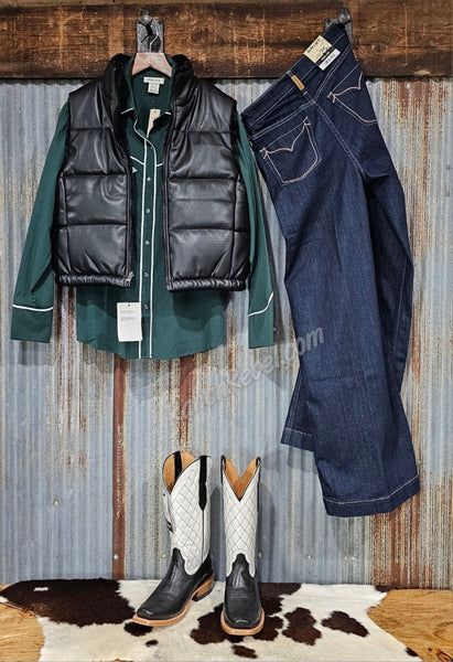 Ariat Echo Reversible Black Vest #6420