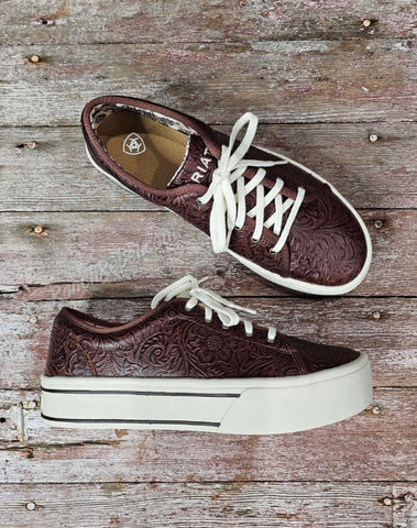 Ariat Skylar Brown Floral Emboss #6437