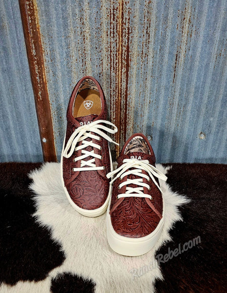 Ariat Skylar Brown Floral Emboss #6437