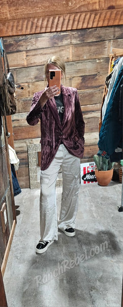 Ariat Aura Velvet Blazer in Port Royale #6417