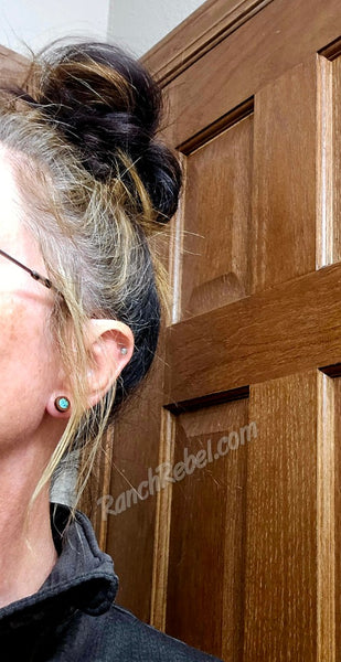 Tanya Turquoise Stud Earrings #6394