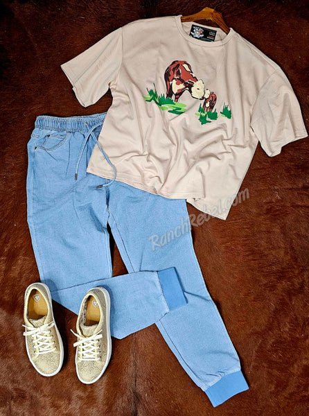 Kimes Ranch Joanie Jogger in Indigo #6368