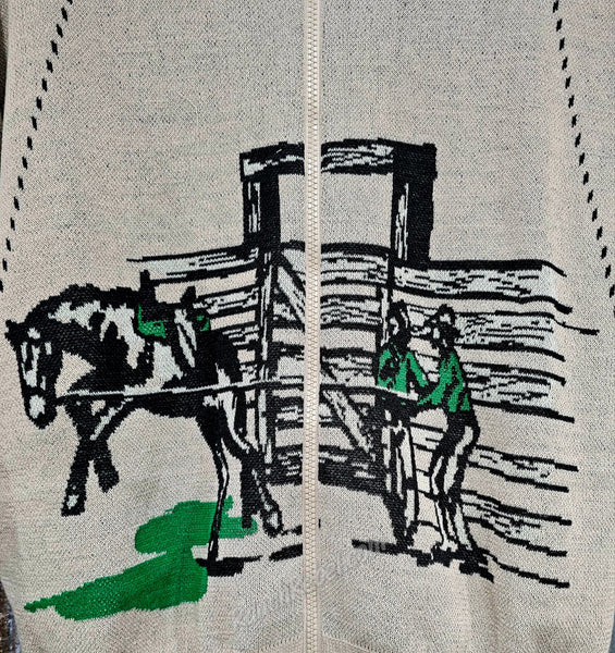 Buck 'Em Out Hooded Sweater Cardi #6449