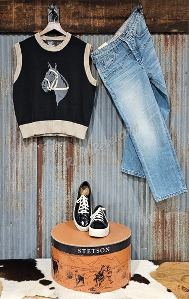 Hold Your Horses Sweater Vest #6451