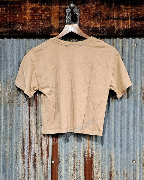 Kimes Ranch Lasso Script Crop Tee #6452