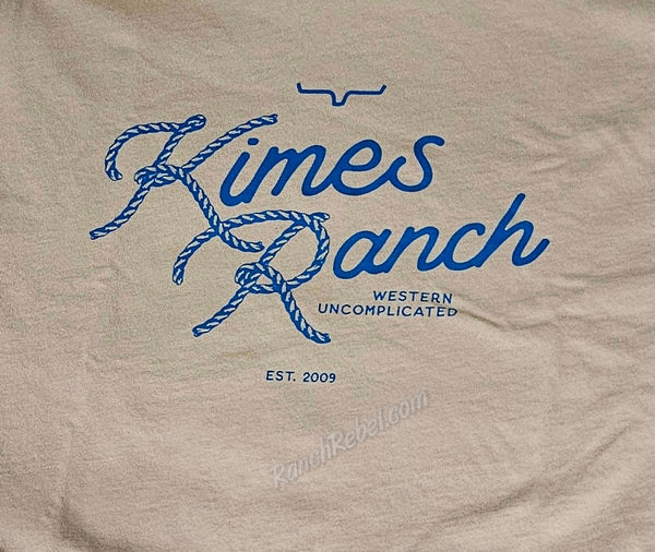 Kimes Ranch Lasso Script Crop Tee #6452