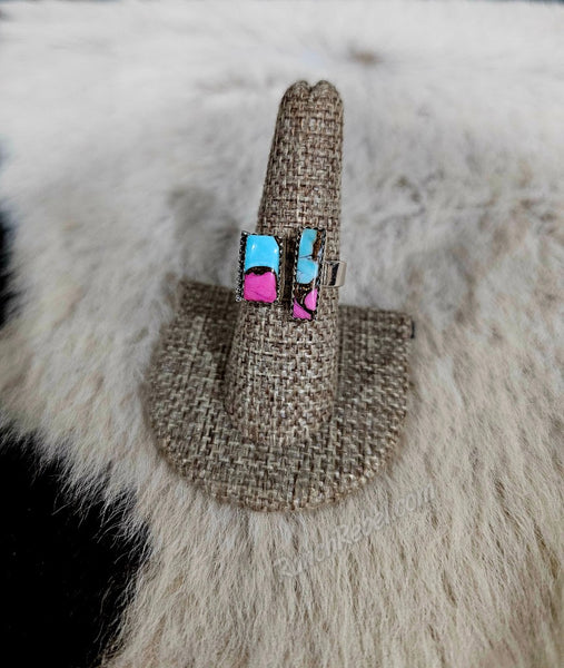 Cotton Candy Adjustable Ring #6456