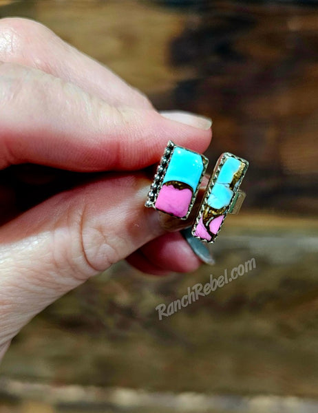 Cotton Candy Adjustable Ring #6456