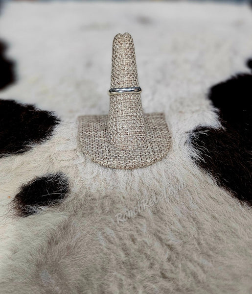 Turquoise & Pink Rhinestone Adjustable Ring #6458