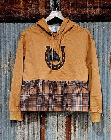 Angus Plaid Hoodie #6466