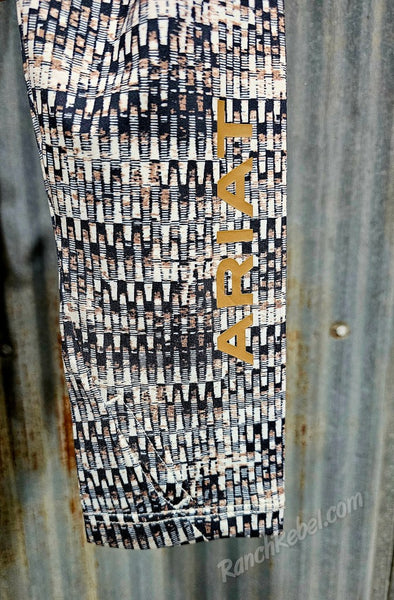 Ariat Lowell 1/4 Zip Baselayer in Autumn Batik #6472