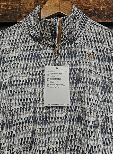 Ariat Lowell 1/4 Zip Baselayer in Autumn Batik #6472