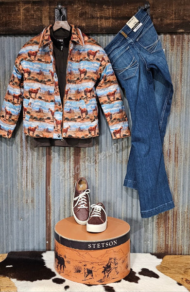 Ariat Lowell 1/4 Zip Baselayer in Java #6473