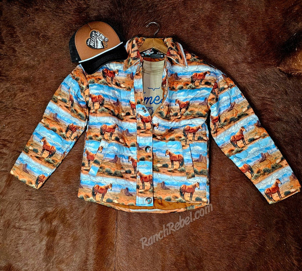 Kimes Ranch Lasso Script Crop Tee #6452