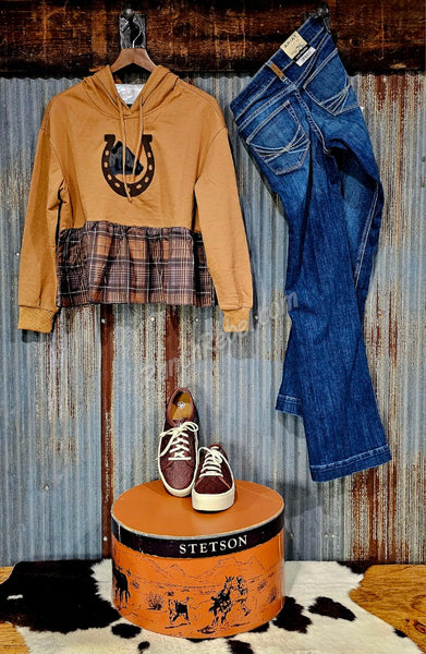 Angus Plaid Hoodie #6466