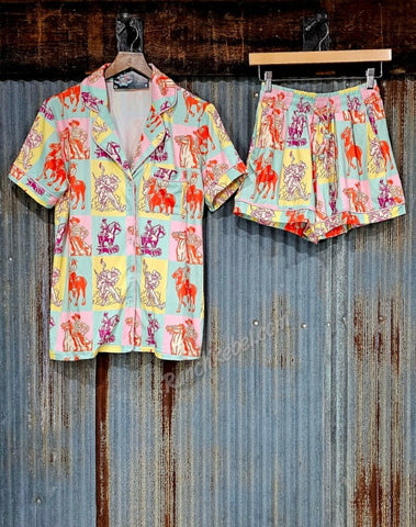 Cowgirl PJ Set #6504