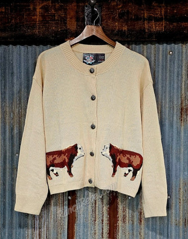Hereford Cardi in Cream #6519