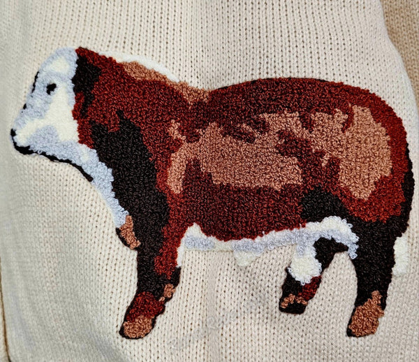 Hereford Cardi in Cream #6519