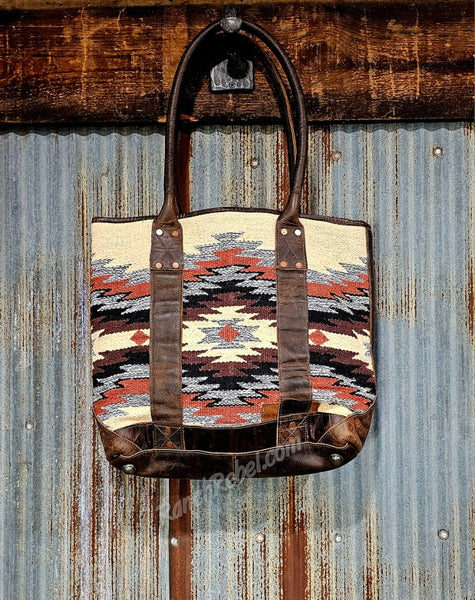 STS Guadalupe Serape Palomino Tote #6475
