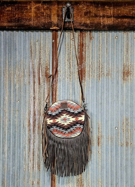 STS Guadalupe Serape Sage Crossbody Bag #6481