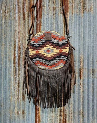 STS Guadalupe Serape Sage Crossbody Bag #6481