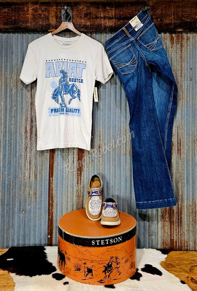 Ariat Retro Block Poster Tee #6493