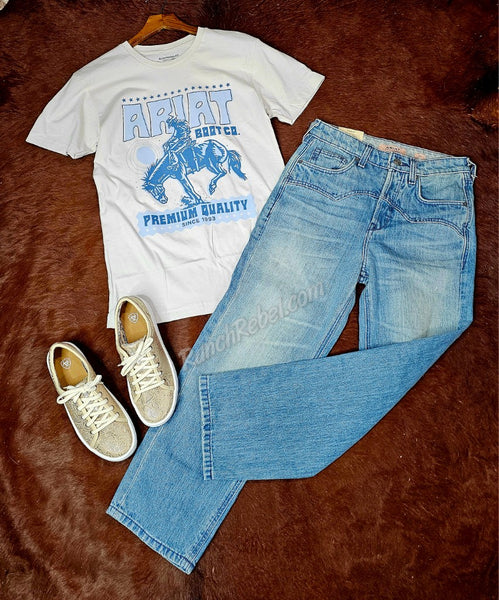 Ariat Retro Block Poster Tee #6493