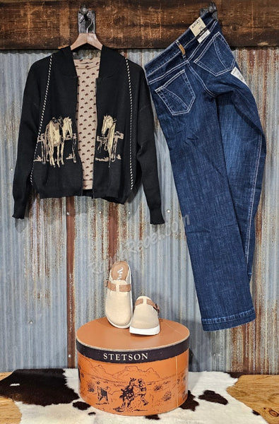 Cowboy Hat Long Sleeve Top #6513