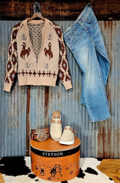 Cowboy Hat Long Sleeve Top #6513