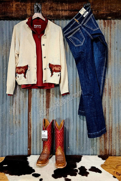 Hereford Cardi in Cream #6519