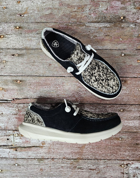 Ariat Hilo Black Suede Brindle #6520