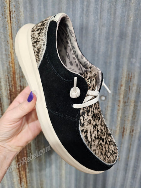 Ariat Hilo Black Suede Brindle #6520