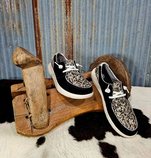 Ariat Hilo Black Suede Brindle #6520