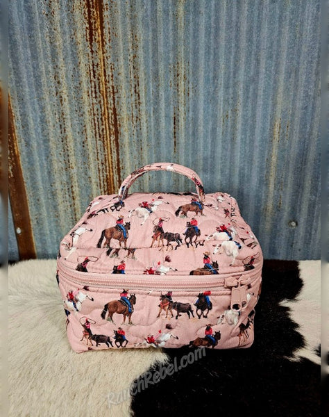 Quilted Rosalynn Rose Travel Case #6524