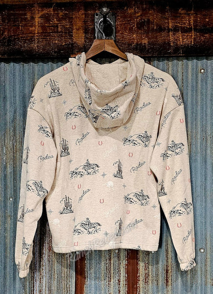 Ariat Essential Hoodie Oatmeal Heather Rodeo #6540